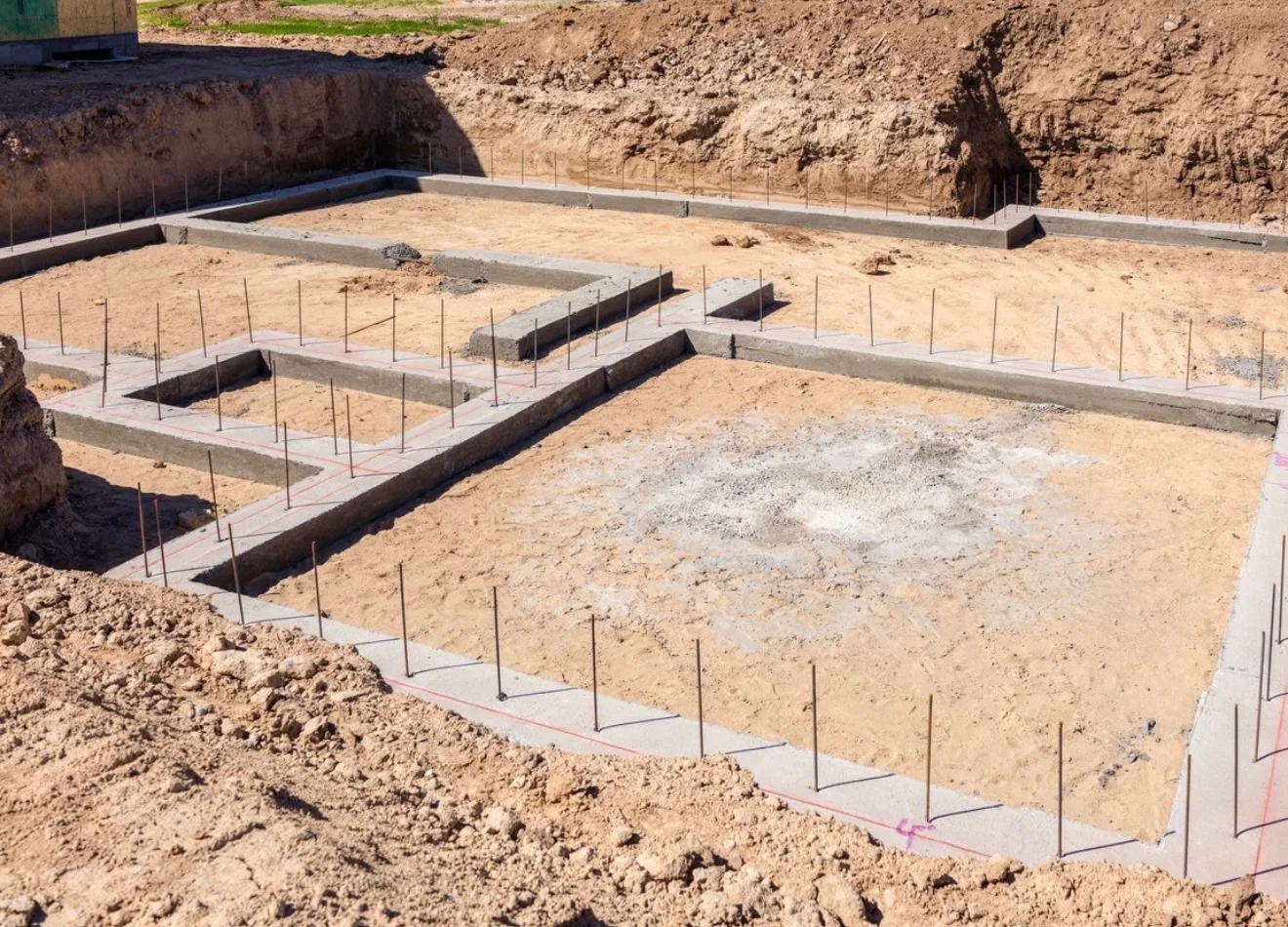 Custom concrete foundation work by Cowan Concrete