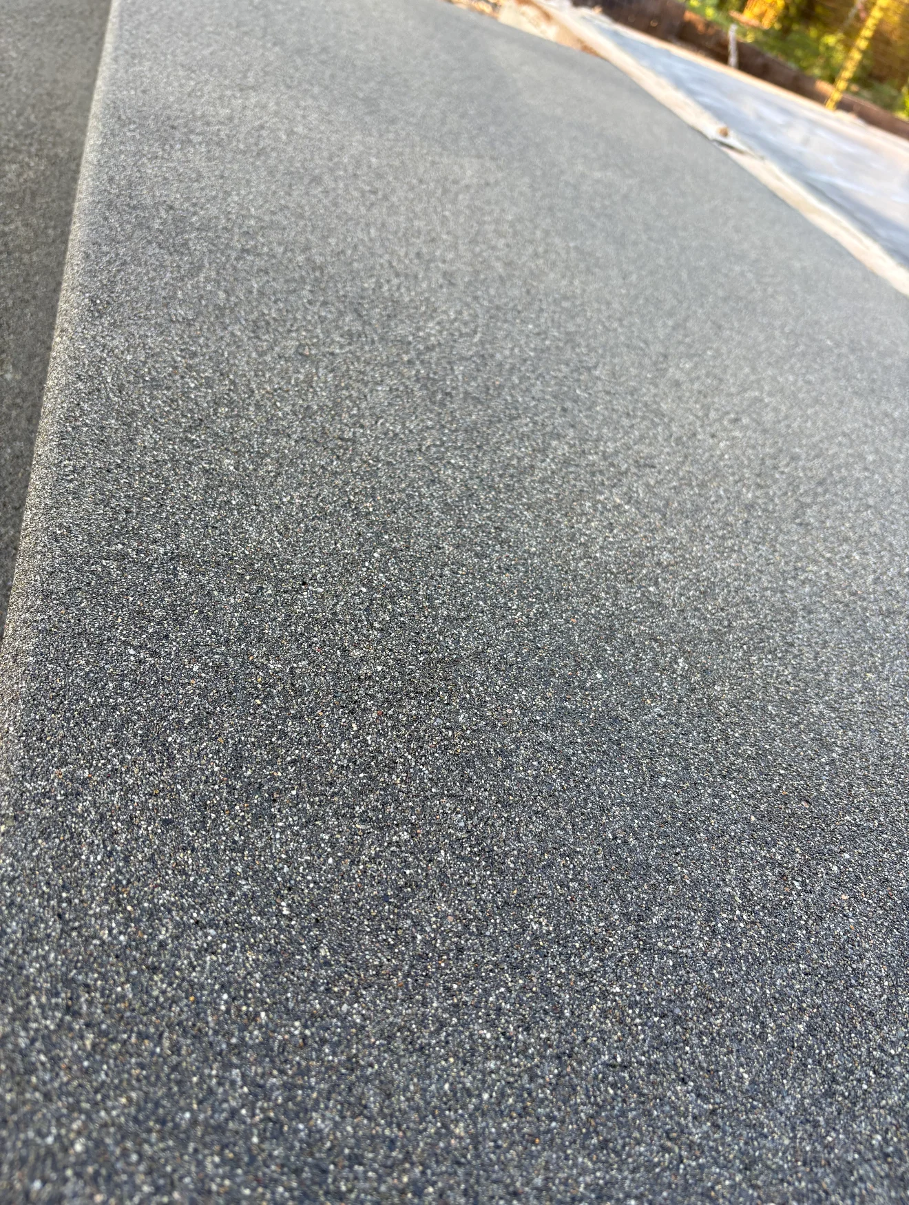 Sand finish concrete with smooth texture